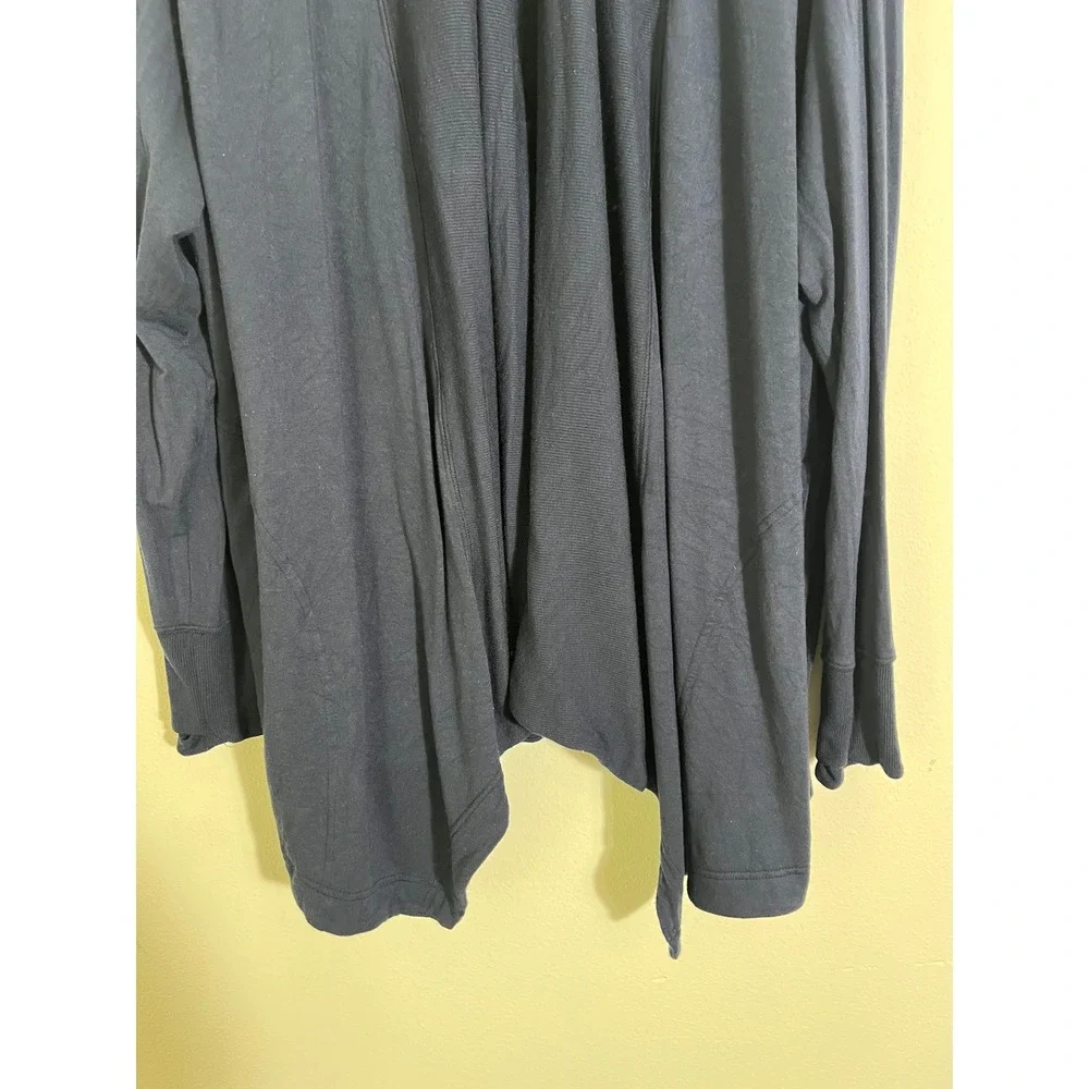 ATHLETA Pranayama Restore Rib Wrap Cardigan in Navy 882498-00